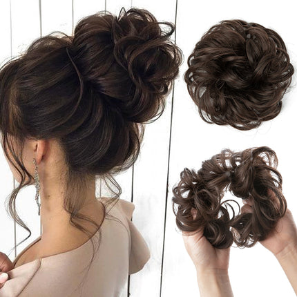 Chouchou effet faux chignon décoiffé