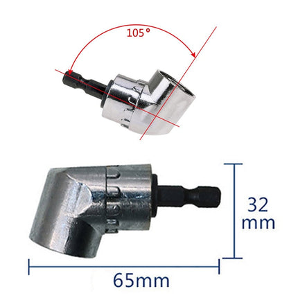 2 x Embout de tournevis hexagonal à Angle + tête de vis