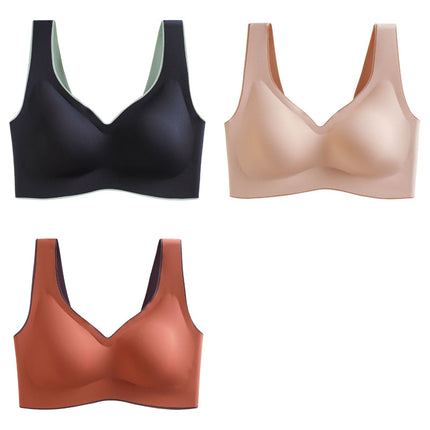 Lot de 3 brassières seconde peau en latex