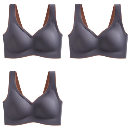 Lot de 3 brassières seconde peau en latex