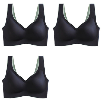 Lot de 3 brassières seconde peau en latex