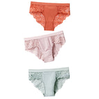 Orange/Vert d'eau/Rose / L / 3pcs