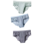 Vert d'eau/Bleu Gris/Gris / L / 3pcs