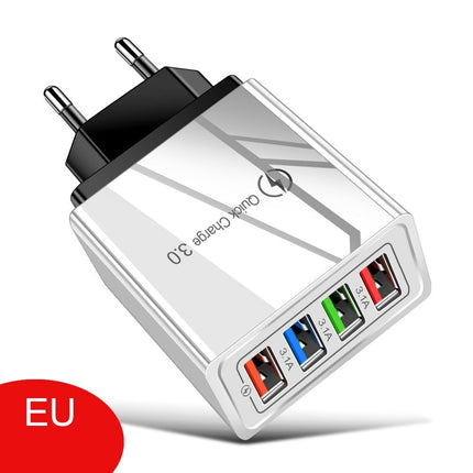 Chargeur 4 Ports USB - Rapidité +