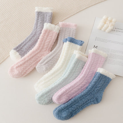 Lot de 5 Paires de Chaussettes Fluffy