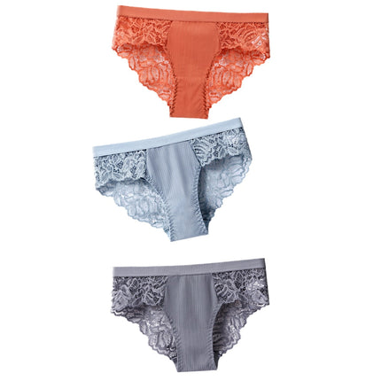 Lot de 3 Culottes Sexy en Dentelle