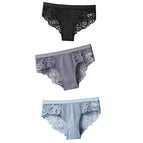 Noir/Gris/Bleu Gris / L / 3pcs