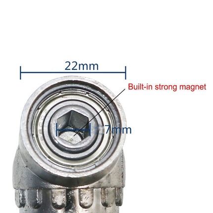 2 x Embout de tournevis hexagonal à Angle + tête de vis