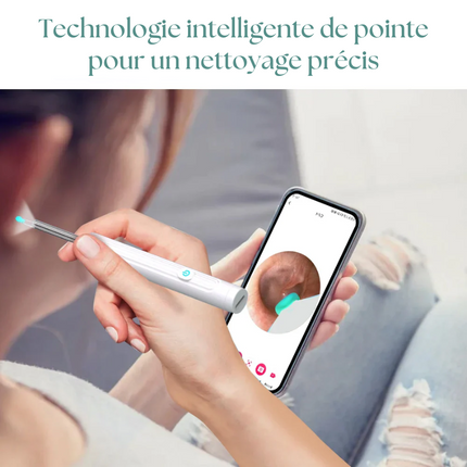 Nettoyeur Auriculaire Connecté – Compatible iOS & Android