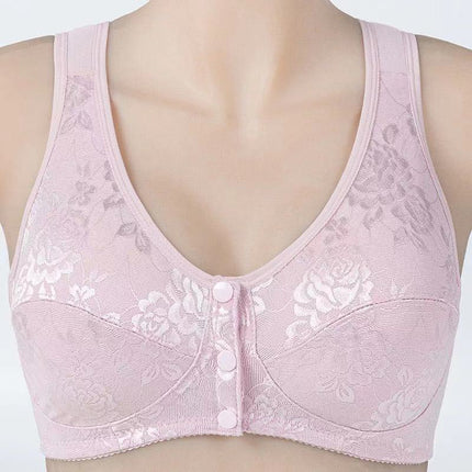 Lot de 2 Soutien-gorge Coton Anti-Affaissement à Boutons Avant