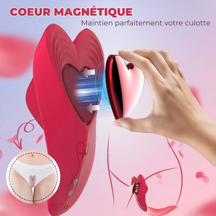 PANTY HEART - Mini vibromasseur discret pour culotte + APP Gratuite