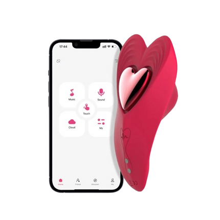 PANTY HEART - Mini vibromasseur discret pour culotte + APP Gratuite