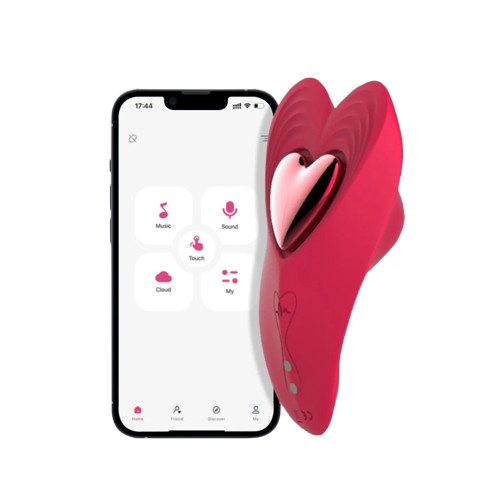 PANTY HEART - Mini vibromasseur discret pour culotte + APP Gratuite