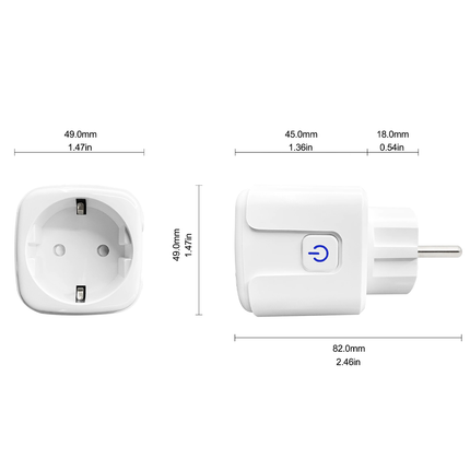 2x Prise intelligente connectée