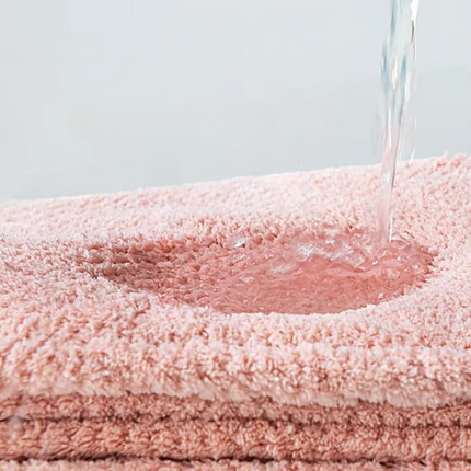 Peignoir Poncho de bain doux pour femme - Grande poche & Capuche