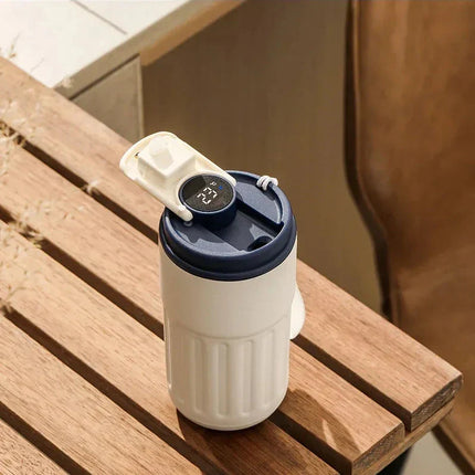 Thermos portable en acier inoxydable 450 - Affichage intelligent de température