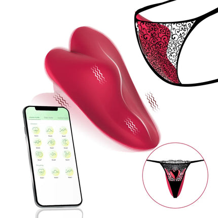 PANTY HEART - Mini vibromasseur discret pour culotte + APP Gratuite