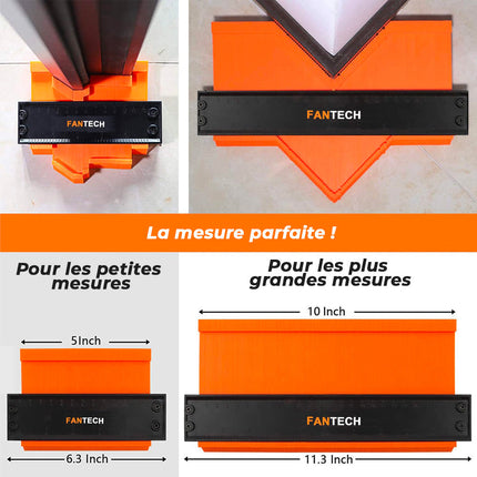 Jauge de reproduction de contours avec verrouillage