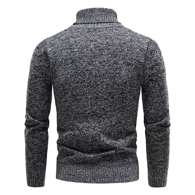 Pull Col Roulé Élégant pour Homme