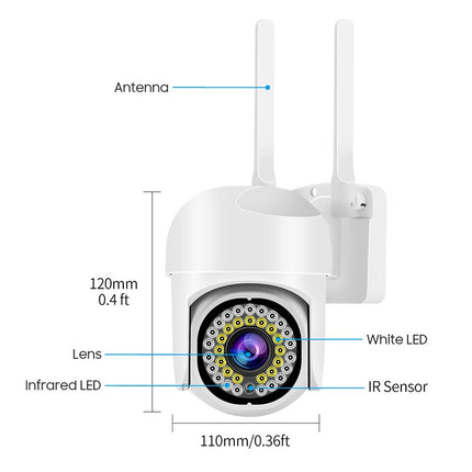 Caméra de surveillance connectée HD WIFI - Détecteur de mouvement