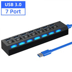 7 Ports USB