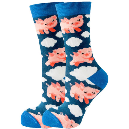 Lot de 2 Paires de chaussettes animaux