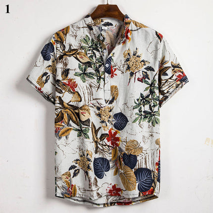 Chemise Hawaienne à Manches Courtes