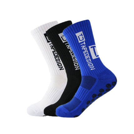 Lot de 2 Paires de Chaussettes de Sport Montantes Antidérapantes