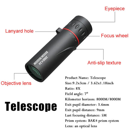 Télescope pour Téléphone Portable + Trépied OFFERT