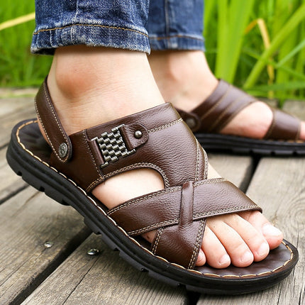 Sandales Hommes Cuir Véritable