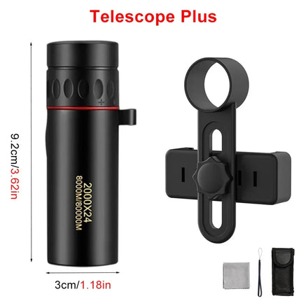 Télescope pour Téléphone Portable + Trépied OFFERT