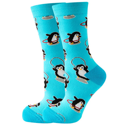 Lot de 2 Paires de chaussettes animaux