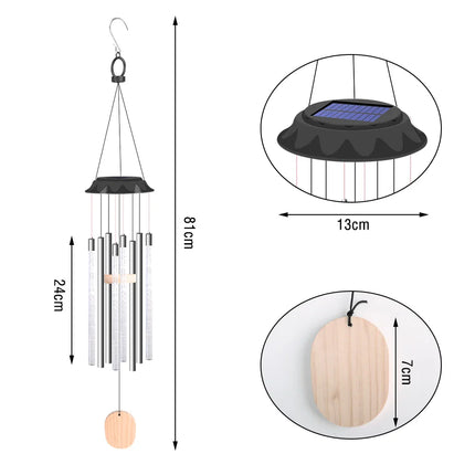 Carillons musicaux alimentés par énergie solaire