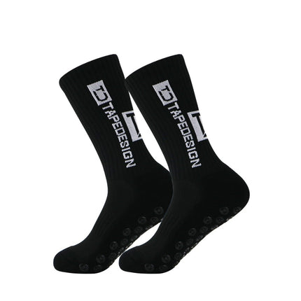 Lot de 2 Paires de Chaussettes de Sport Montantes Antidérapantes