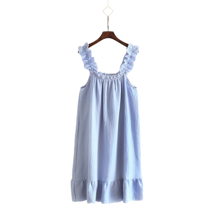 Chemise de nuit en gaze de coton