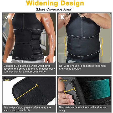 Gilet de Sudation Amincissant et Correcteur de Posture