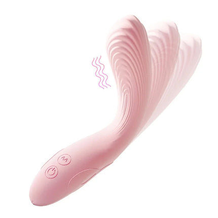 Wavy - Vibromasseur souple et texturé 4 Orgasmes - Lubrifiant OFFERT