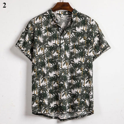 Chemise Hawaienne à Manches Courtes