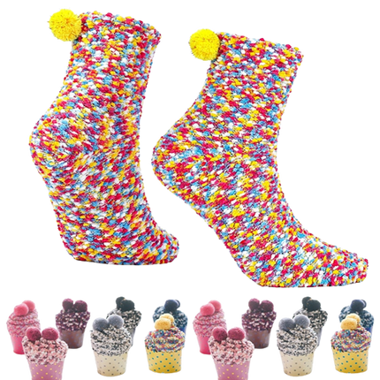 Chaussettes polaires façon Cup Cake