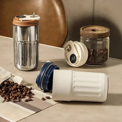 Thermos portable en acier inoxydable 450 - Affichage intelligent de température