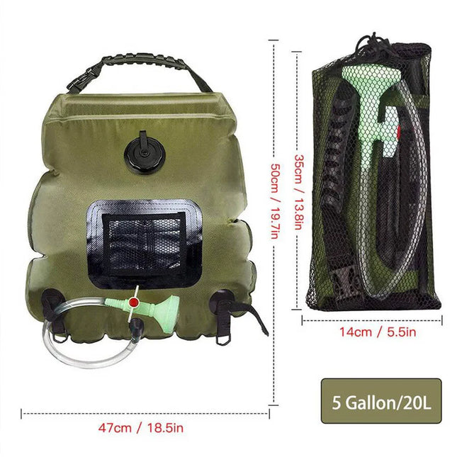 Sac de Douche Mobile 20L avec Pommeau intégré