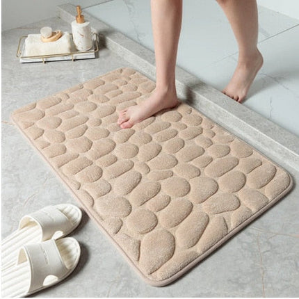 Tapis de bain pavé à mémoire de forme