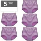 Violet / M / 5pcs