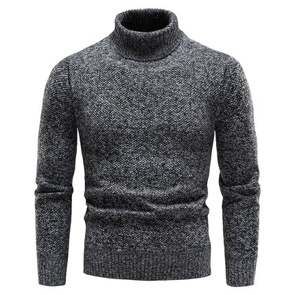 Pull Col Roulé Élégant pour Homme