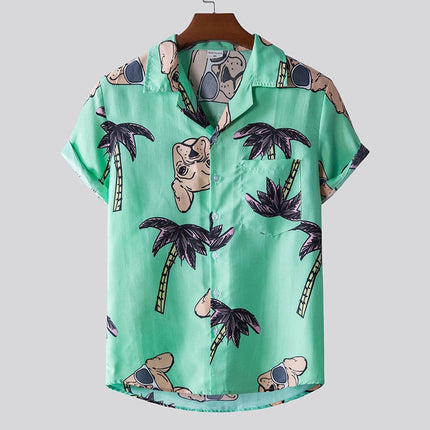 Chemise Hawaienne à Manches Courtes