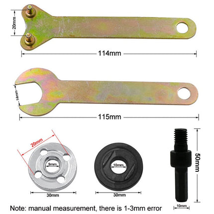 Jeu de bielles pour meuleuse d'angle pour perceuse électrique