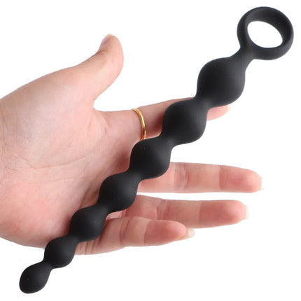 Chaîne perles anales en silicone 20cm