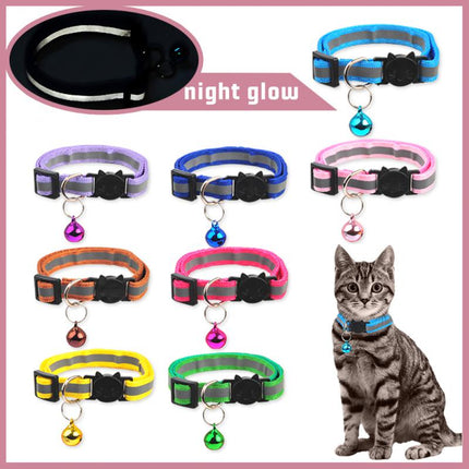 Collier Lumineux chat avec clochette