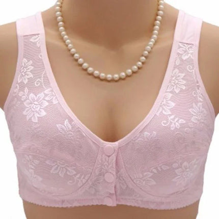 Lot de 2 Soutien-gorge Coton Anti-Affaissement à Boutons Avant