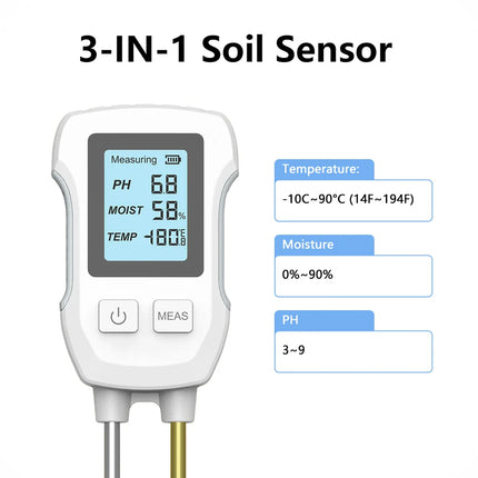 Testeur de Sol - PH, Humidité et de Température